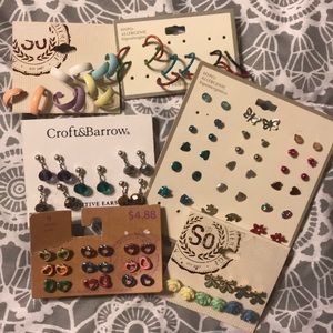 Lot of 6 earring sets